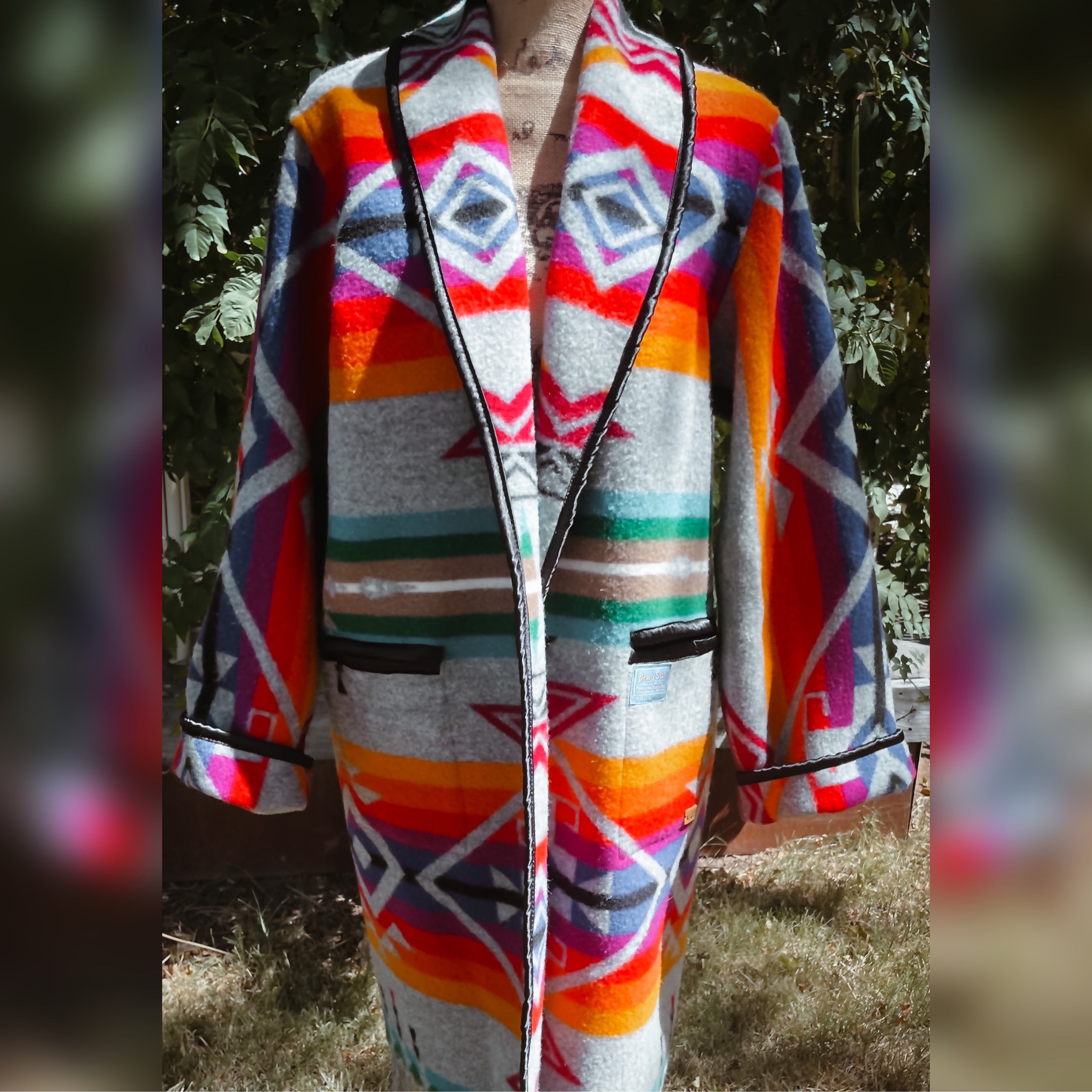 Custom pendleton blanket coats top
